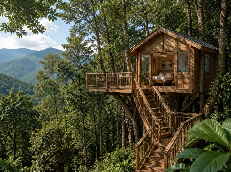榕江县景区悬空树屋